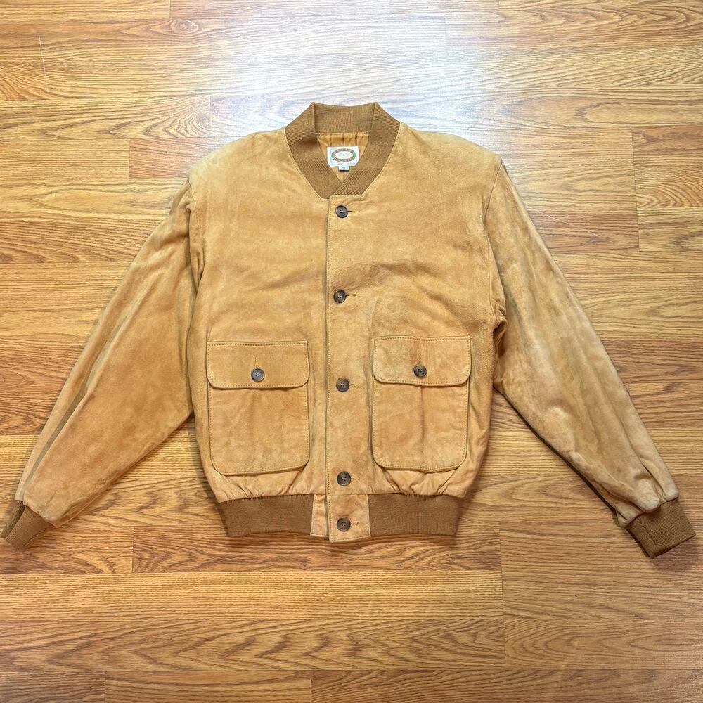 Vintage 1987 Banana Republic Leather Jacket Mens M USA Mill Valley